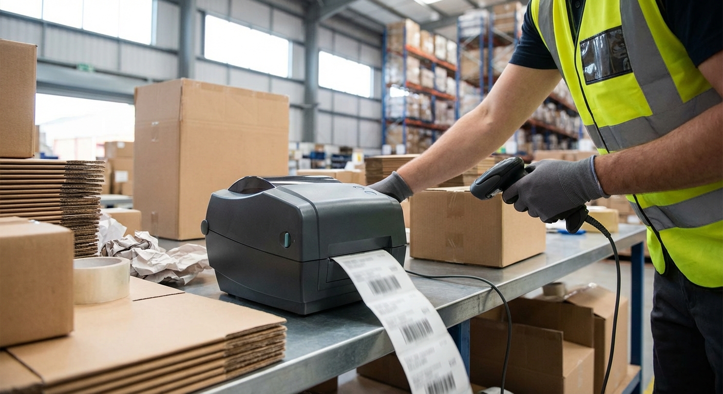 Laoetiketi printimine