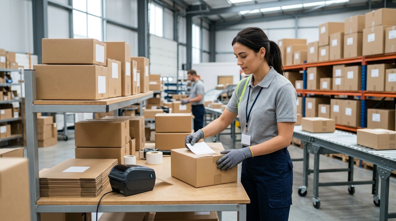 Logistikapakid selgete siltidega