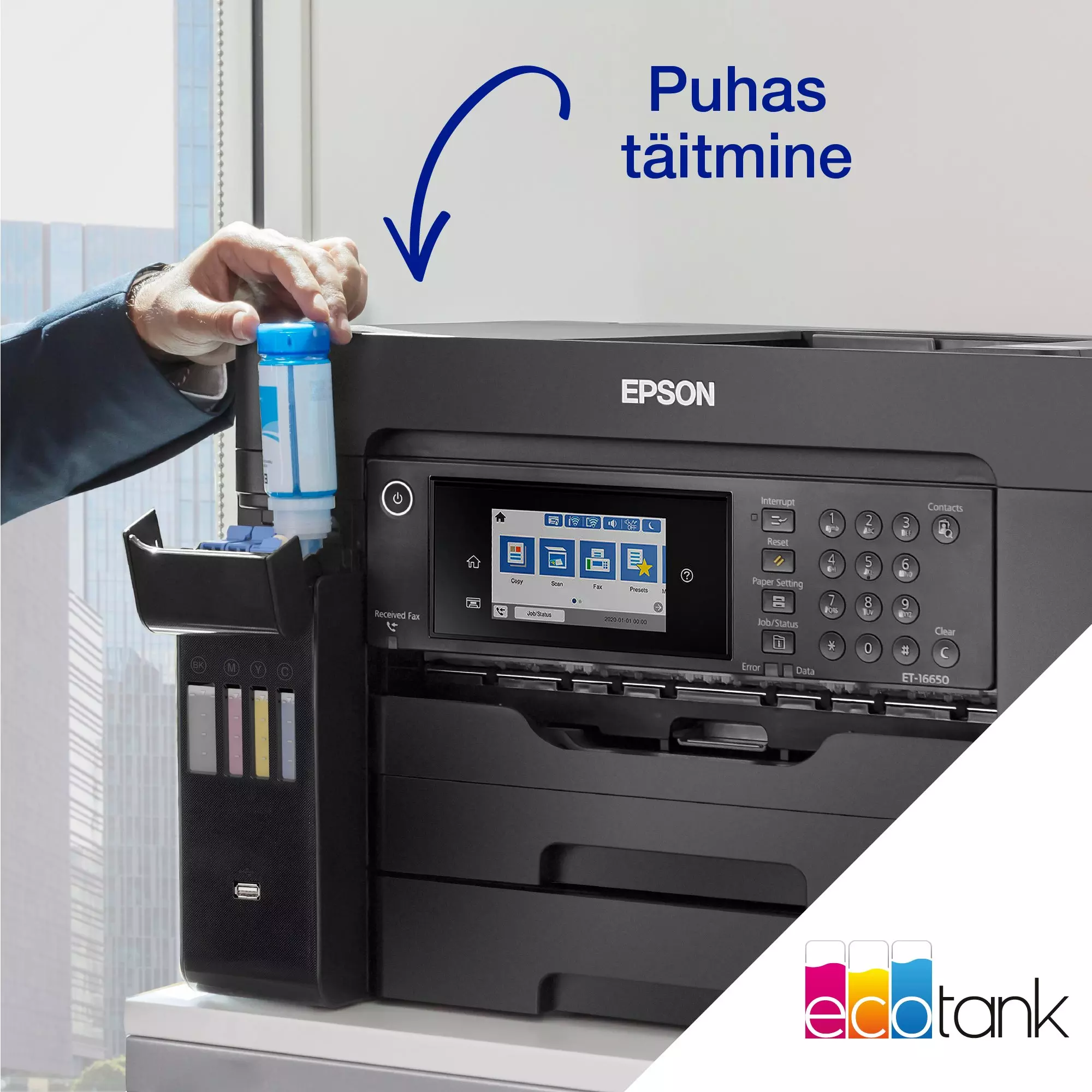 Epson EcoTank Pro L15160 multifunktsionaalne A3 värvi-tindiprinter