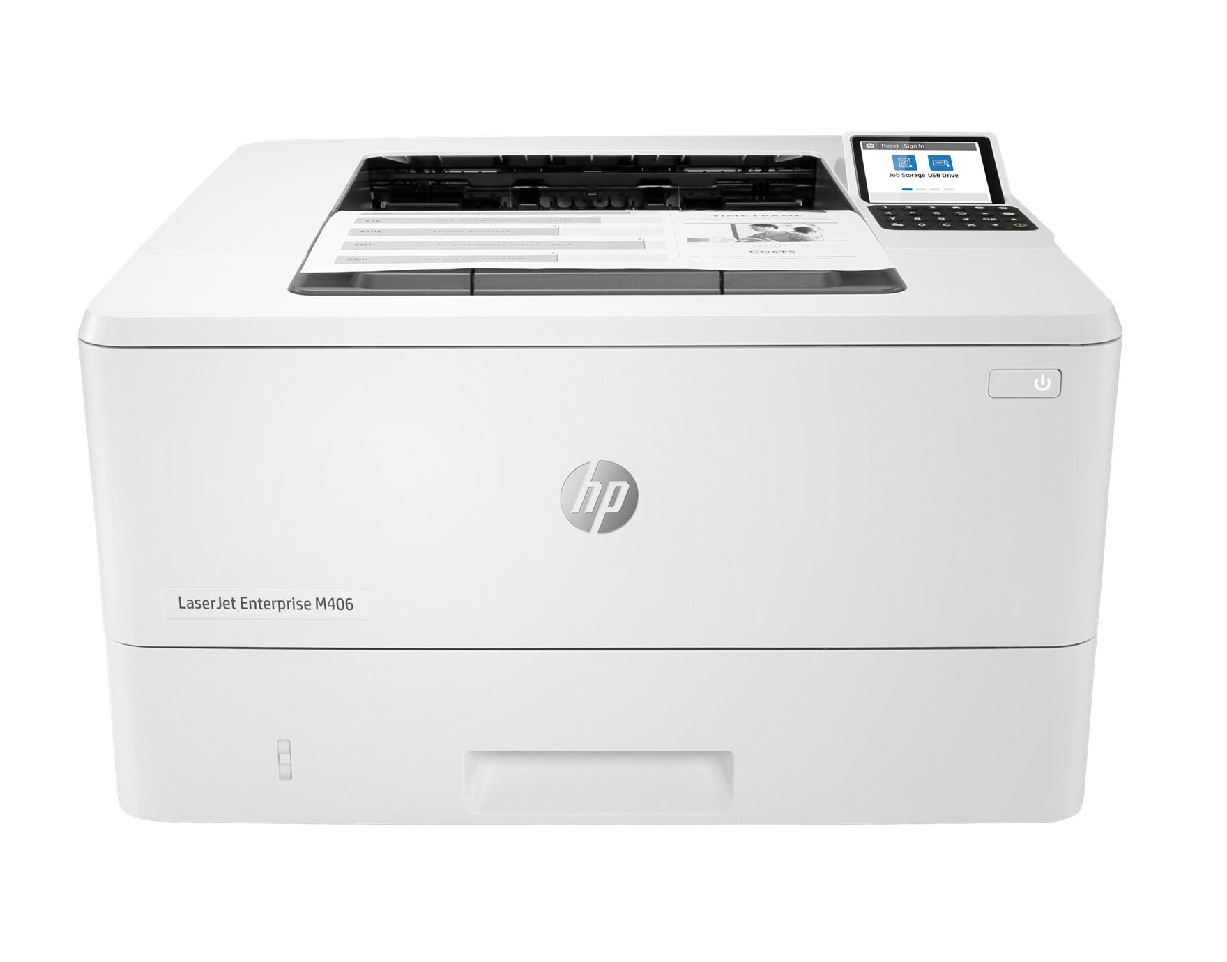 A4 must-laserprinter HP LaserJet Enterprise M406dn (3PZ15A#B19)